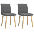 vidaXL Dining Chair Set of 4 Dark grey