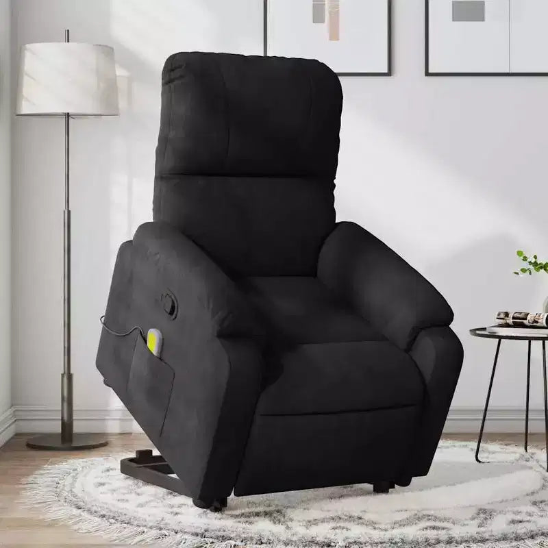 Fauteuil inclinable de massage relevable marron vidaXL