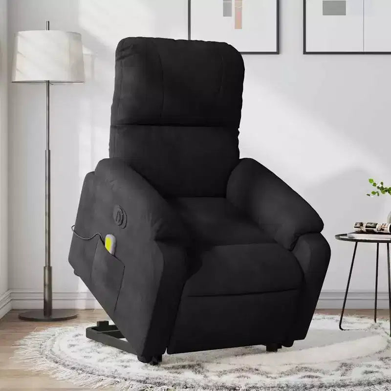 Fauteuil inclinable de massage relevable marron vidaXL