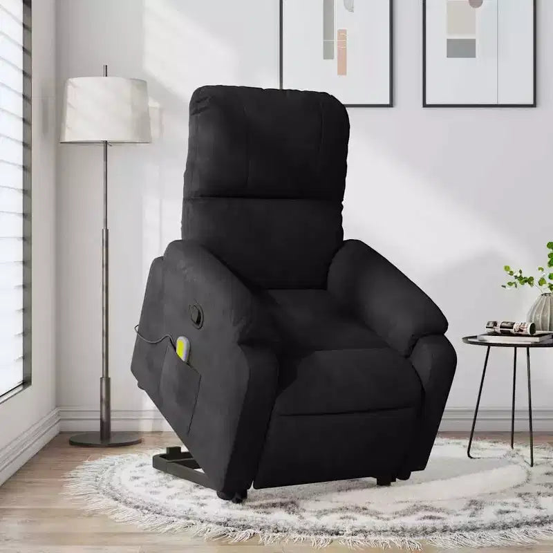 Fauteuil inclinable de massage relevable marron vidaXL