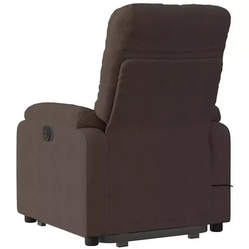 Fauteuil inclinable de massage relevable marron vidaXL