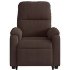 Fauteuil inclinable de massage relevable marron vidaXL