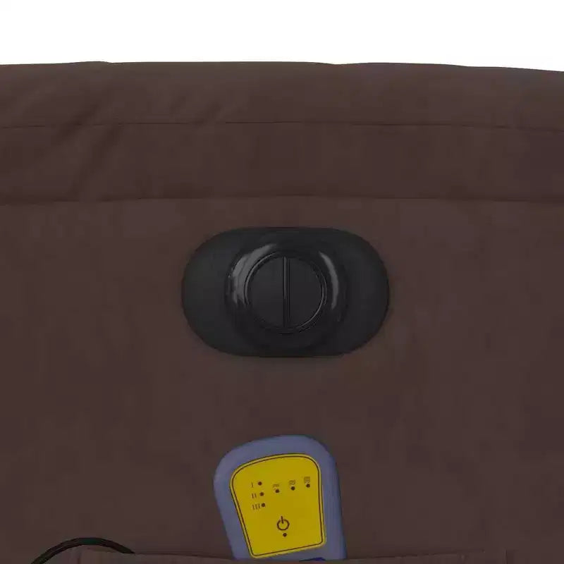 Fauteuil inclinable de massage relevable marron vidaXL