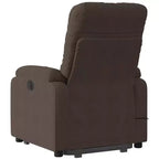 Fauteuil inclinable de massage relevable marron vidaXL
