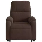 Fauteuil inclinable de massage relevable marron vidaXL