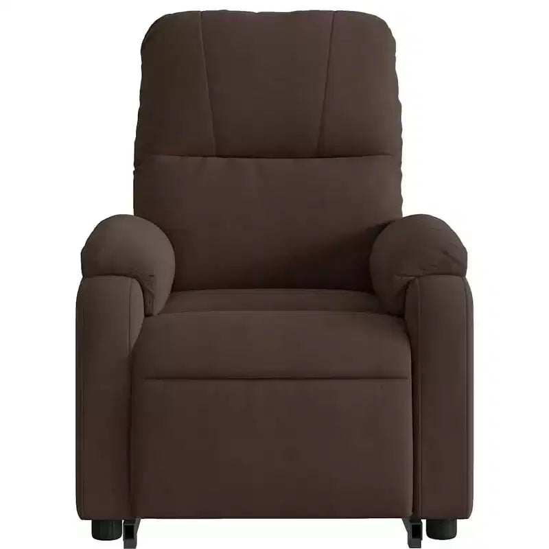 Fauteuil inclinable de massage relevable marron vidaXL