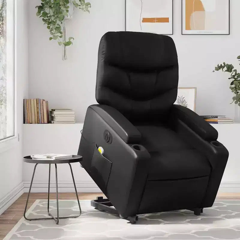 vidaXL Fauteuil de massage inclinable crème