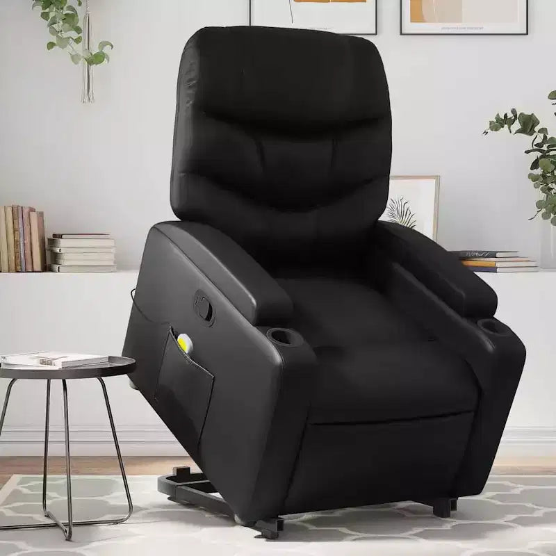 vidaXL Fauteuil de massage inclinable crème