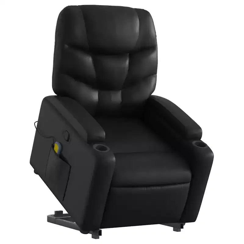 vidaXL Fauteuil de massage inclinable crème