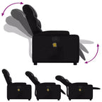 vidaXL Fauteuil de massage inclinable crème