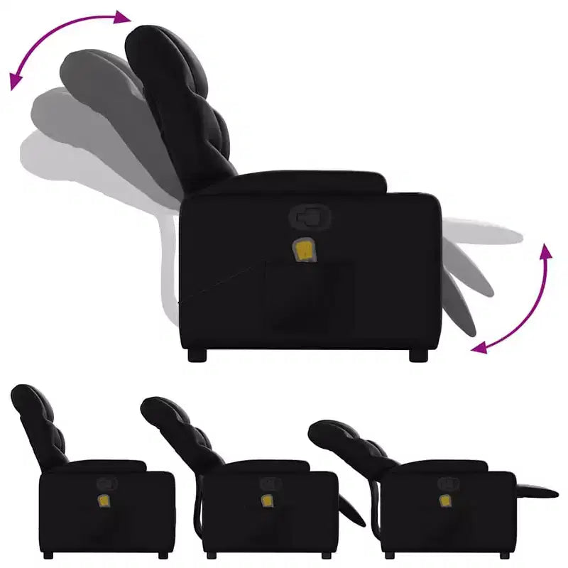 vidaXL Fauteuil de massage inclinable crème
