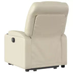 vidaXL Fauteuil de massage inclinable crème