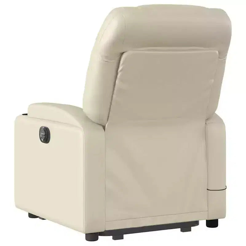 vidaXL Fauteuil de massage inclinable crème