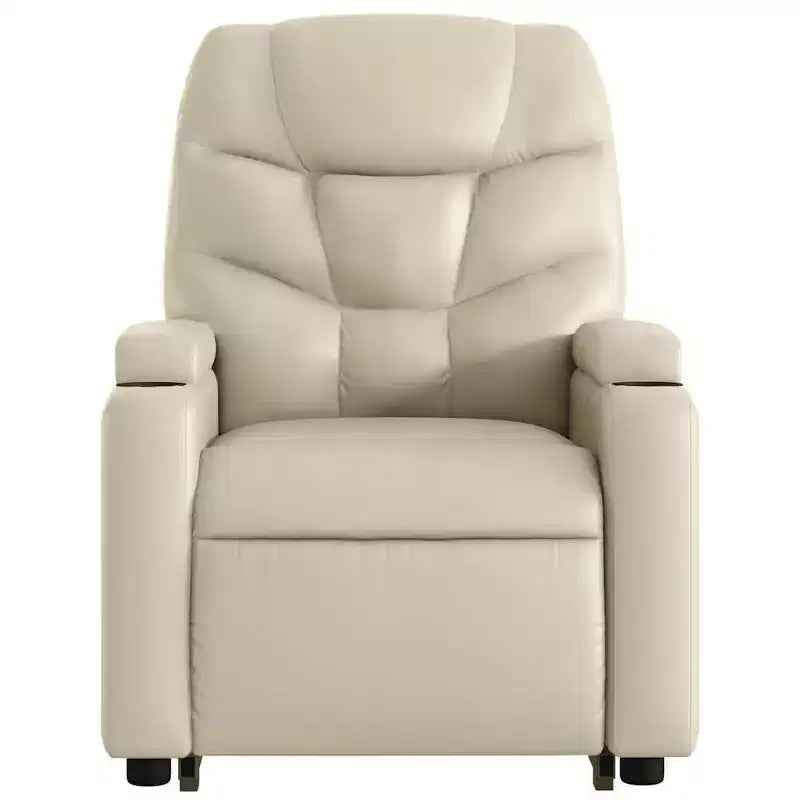 vidaXL Fauteuil de massage inclinable crème
