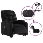 vidaXL Fauteuil de massage inclinable crème
