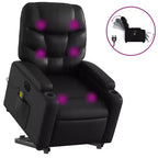vidaXL Stand Up Massage Recliner Chair Cream