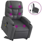 vidaXL Fauteuil de massage inclinable crème