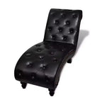vidaXL Armchair Brown Faux Leather, Wood Medium Ergonomic