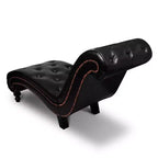 vidaXL Fauteuil ergonomique en similicuir marron et bois medium