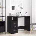 vidaXL Bureau Blanc Bois d'ingénierie 102 cm x 50 cm x 76 cm Bureau