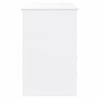 vidaXL Bureau Blanc Bois d'ingénierie 102 cm x 50 cm x 76 cm Bureau