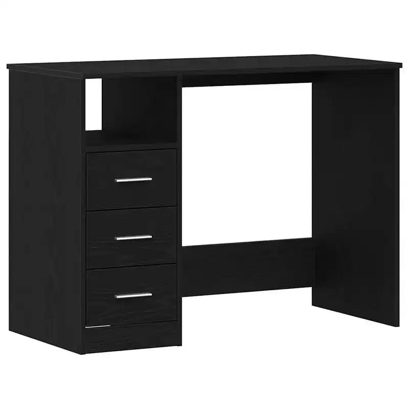 vidaXL Desk White Engineered wood 40.2 in x 19.7 in x 29.9 in Desk