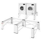 VEVOR Laundry Pedestal, 12 in Height, Washer and Dryer Pedestals with 700 lbs Weight Load Capacity, Non-Slip Feet, 28.3 x 28.3 in, 2 Pack, White