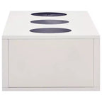 vidaXL Armoire de bureau avec jardinière gris clair 35,4x15,7x50,4 cm acier