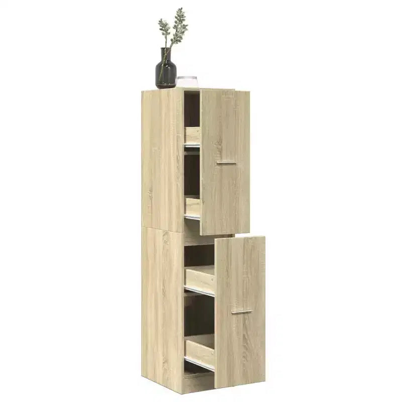 vidaXL Armoire de pharmacie chêne Sonoma Bois d'ingénierie Haute