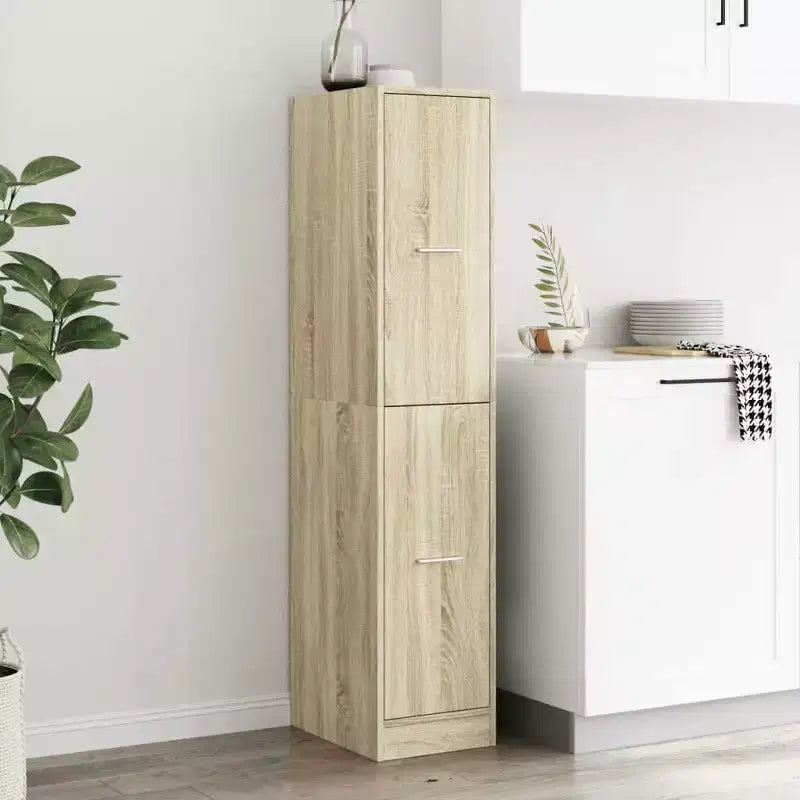 vidaXL Armoire de pharmacie chêne Sonoma Bois d'ingénierie Haute