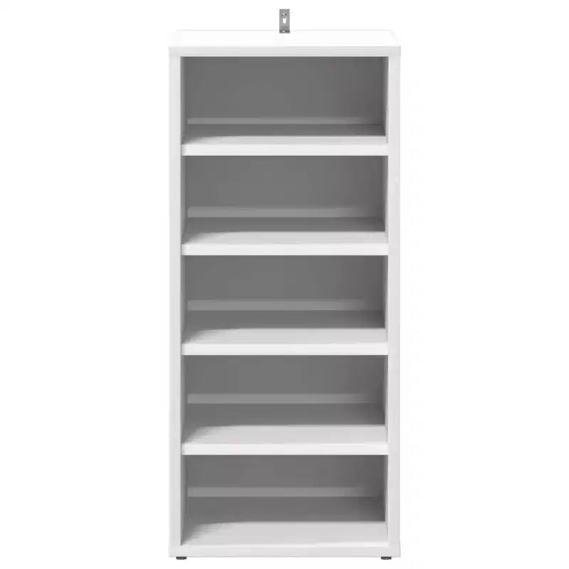 vidaXL Meuble à chaussures blanc en bois d'ingénierie 31,5x35x70 cm Armoire à chaussures