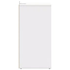 vidaXL Meuble à chaussures blanc en bois d'ingénierie 31,5x35x70 cm Armoire à chaussures