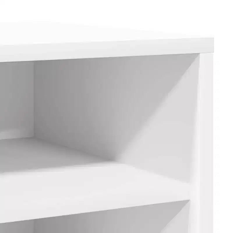 vidaXL Meuble à chaussures blanc en bois d'ingénierie 31,5x35x70 cm Armoire à chaussures