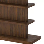 ModernLuxe Table console Table d'entrée Table de bout de canapé Présentoir Table d'appoint avec 2 étagères de rangement ouvertes