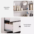 Meuble de rangement haut de cuisine de style campagnard de 72 po avec 2 portes de grange et 3 tiroirs