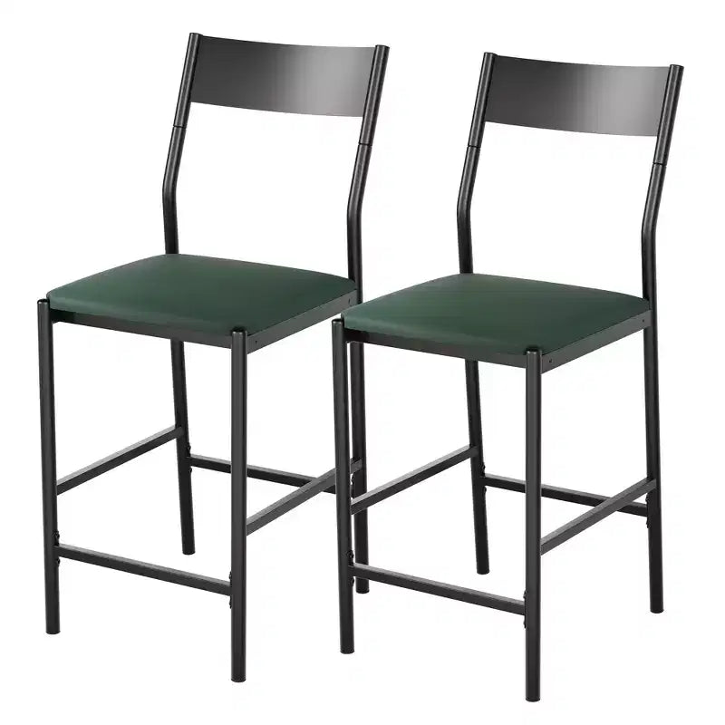 Tabourets de bar hauteur comptoir avec surface rembourrée pour salle à manger, bar à domicile