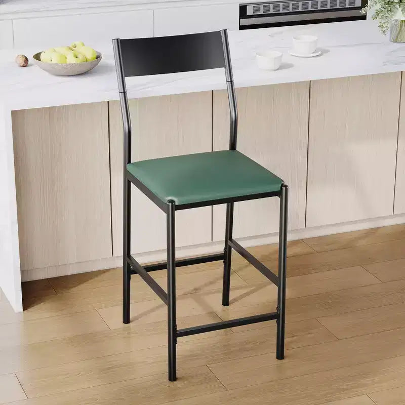 Tabourets de bar hauteur comptoir avec surface rembourrée pour salle à manger, bar à domicile