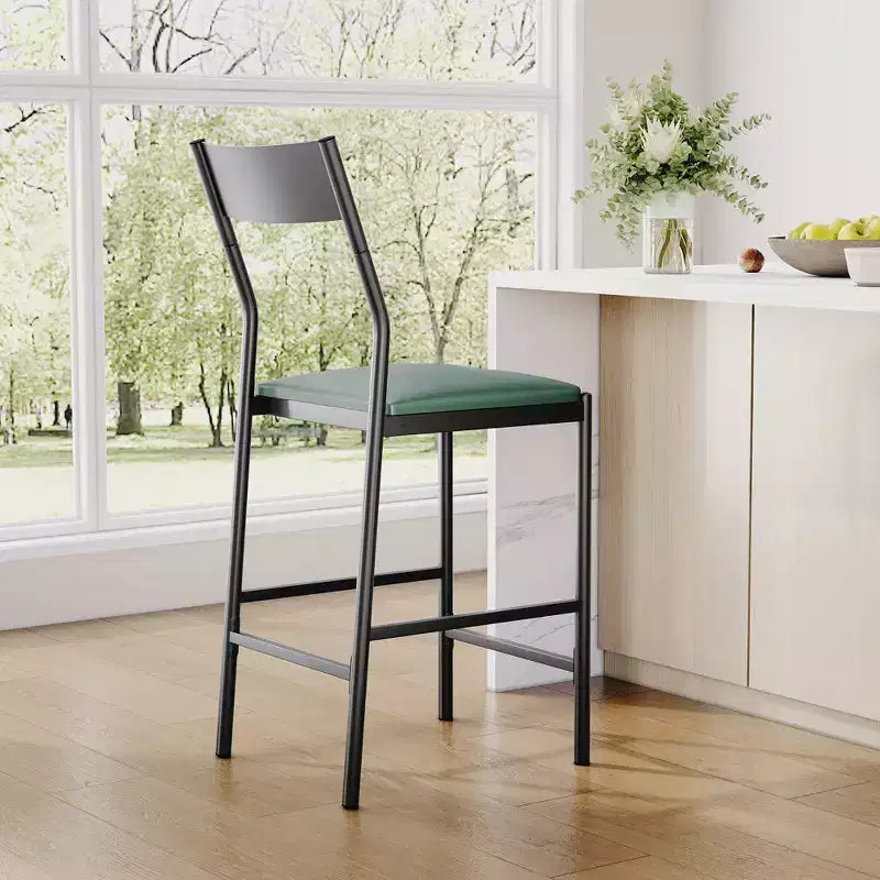 Tabourets de bar hauteur comptoir avec surface rembourrée pour salle à manger, bar à domicile