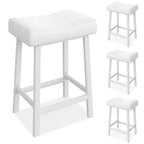 Tabourets de bar hauteur comptoir avec surface rembourrée pour salle à manger, bar à domicile
