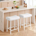Tabourets de bar hauteur comptoir avec surface rembourrée pour salle à manger, bar à domicile