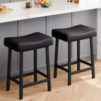 Tabourets de bar hauteur comptoir avec surface rembourrée pour salle à manger, bar à domicile