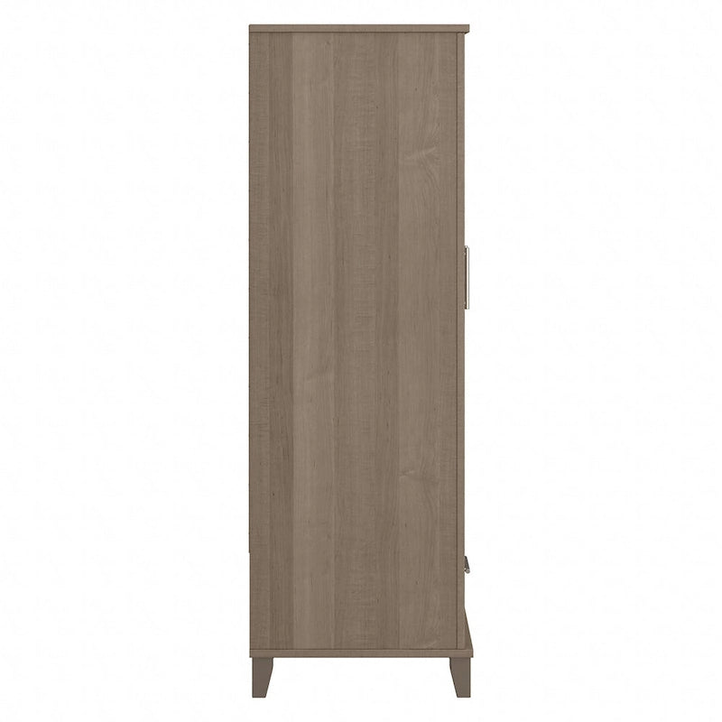 Meuble de rangement haut d'entrée de 32" l x 65" H avec portes, tiroir et étagères réglables, 4 finitions