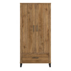 Meuble de rangement haut d'entrée de 32" l x 65" H avec portes, tiroir et étagères réglables, 4 finitions