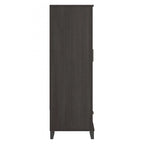 Meuble de rangement haut d'entrée de 32" l x 65" H avec portes, tiroir et étagères réglables, 4 finitions