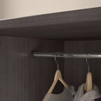 Meuble de rangement haut d'entrée de 32" l x 65" H avec portes, tiroir et étagères réglables, 4 finitions