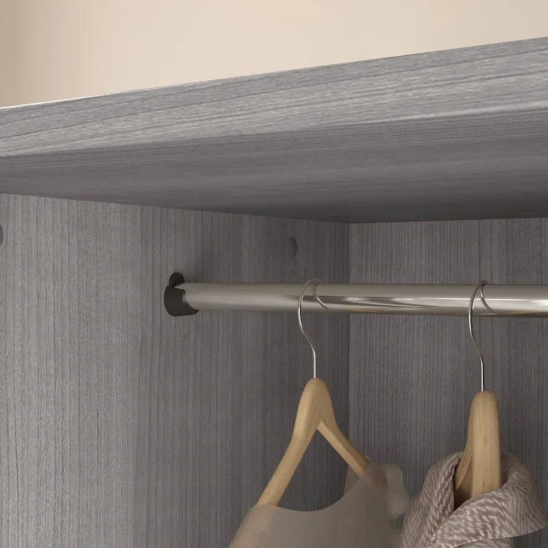 Meuble de rangement haut d'entrée de 32" l x 65" H avec portes, tiroir et étagères réglables, 4 finitions