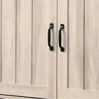 Meuble à chaussures 3 portes Corby 45, finition chêne gris poussiéreux
