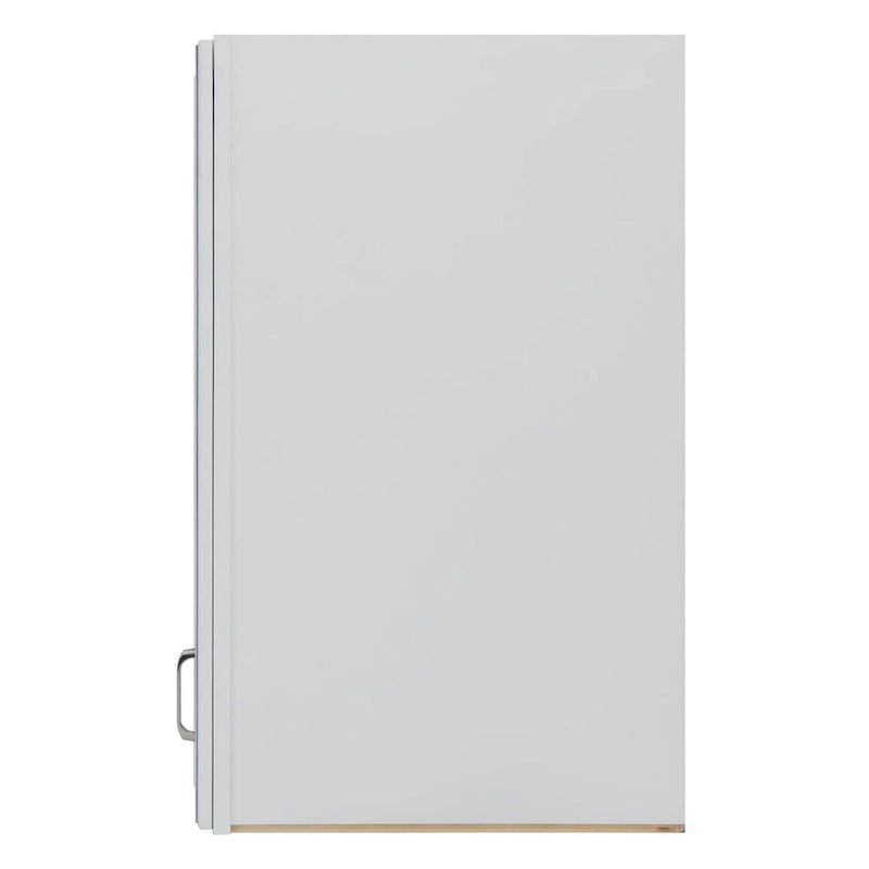 36"H Freestanding Bathroom Linen Tower Top, 1 Door & 2 Shelves, Soft-Close, White