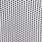 bali & pari Genica Tabouret de bar bicolore en tissage et rotin naturel Noir/Blanc