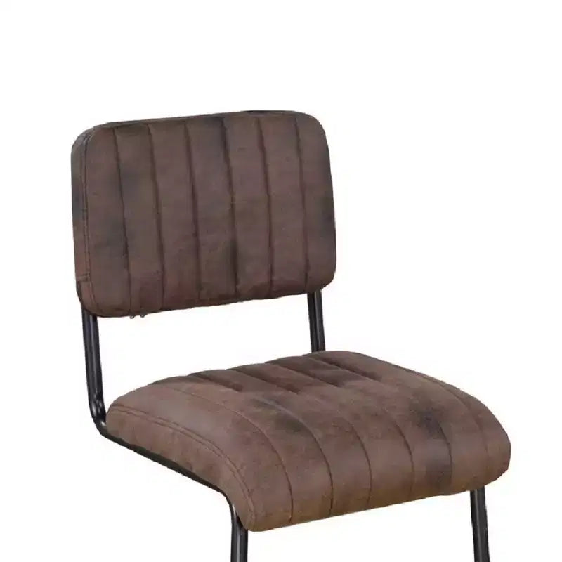 Brassex Lot de 2 tabourets de bar hauteur comptoir Damien Marron